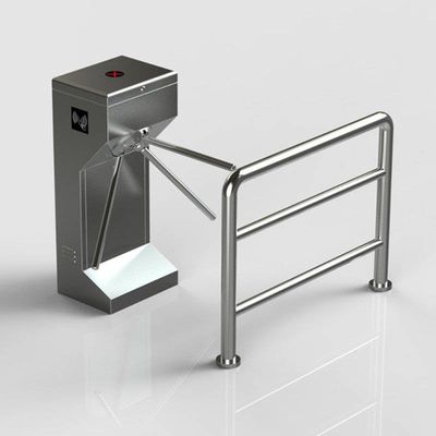 SUS304 RFID Tripod Turnstile Gate 30-45 نفر / حداقل ورودی کنترل دسترسی الکترونیکی
