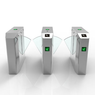 عرض گذرگاه 550 میلی متری RFID گردان ورودی جمع شونده برای آپارتمان