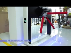 DC12V AC18V محل ساخت و ساز امنیتی Turnstiles Tripod Turnstile Gate 1s