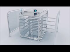 RS485 رابط 550 میلی‌متری دروازه‌های امنیتی تورنستیل گیت نیمه ارتفاع