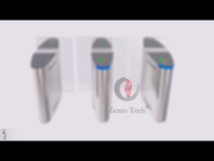 SS304 تشخیص چهره درب گردان کشویی عرض پاساژ 550 میلی متر